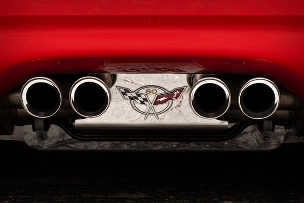 50th Anniversary Vette Exhaust Photograph