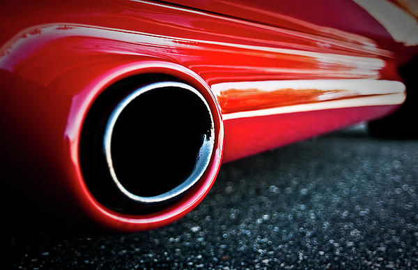 94 Vette Side Pipes Photograph